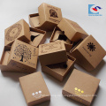 Papierkiste für handgemachte Seifenverpackungen mit Etikettendruck